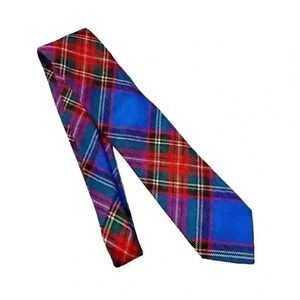 Altea Lana Wool Neck Tie Plaid Made in Italy